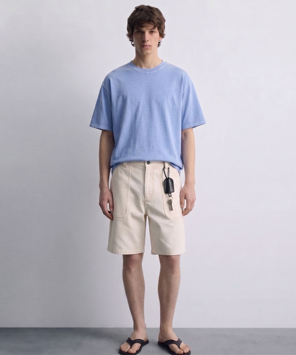 디 그랜드 마틴(DE GRAND MATIN) Pigment Dyed Relaxed Over-fit T-shirt