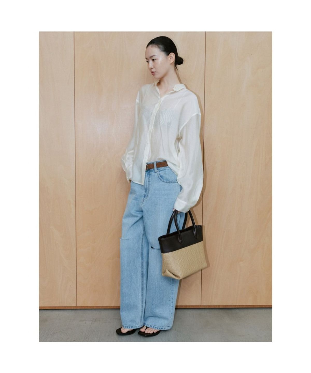 디애퍼처(THE APERTURE) Basket Rattan Bag  Beige (TA67D4A02A)