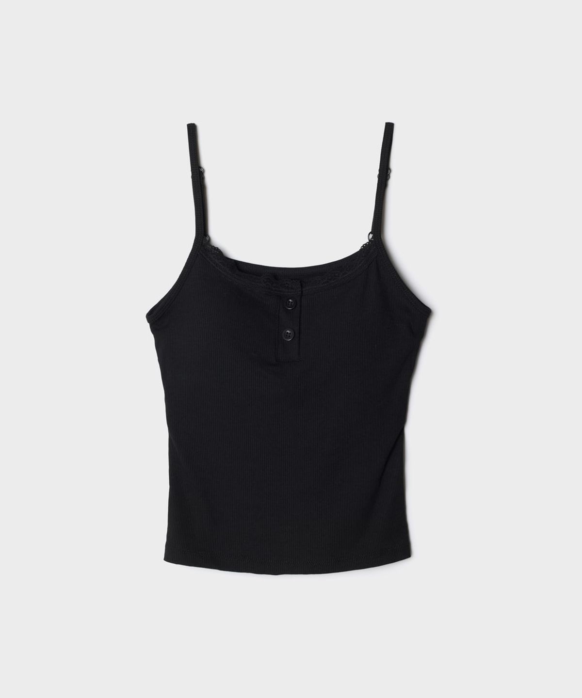 스파오(SPAO) [BRA-IN] 캡내장 레이스 헨리넥 나시_SPRNG37G89