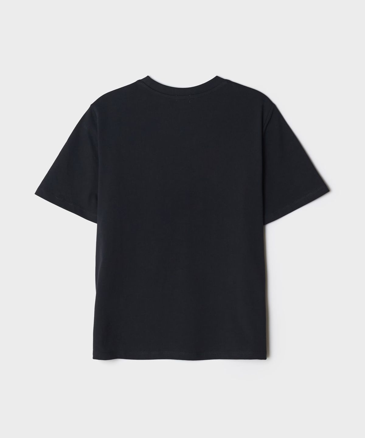 스파오(SPAO) [다마고치] 엔젤 세미 크롭 반팔 티셔츠(Black)_SPRLG37U23
