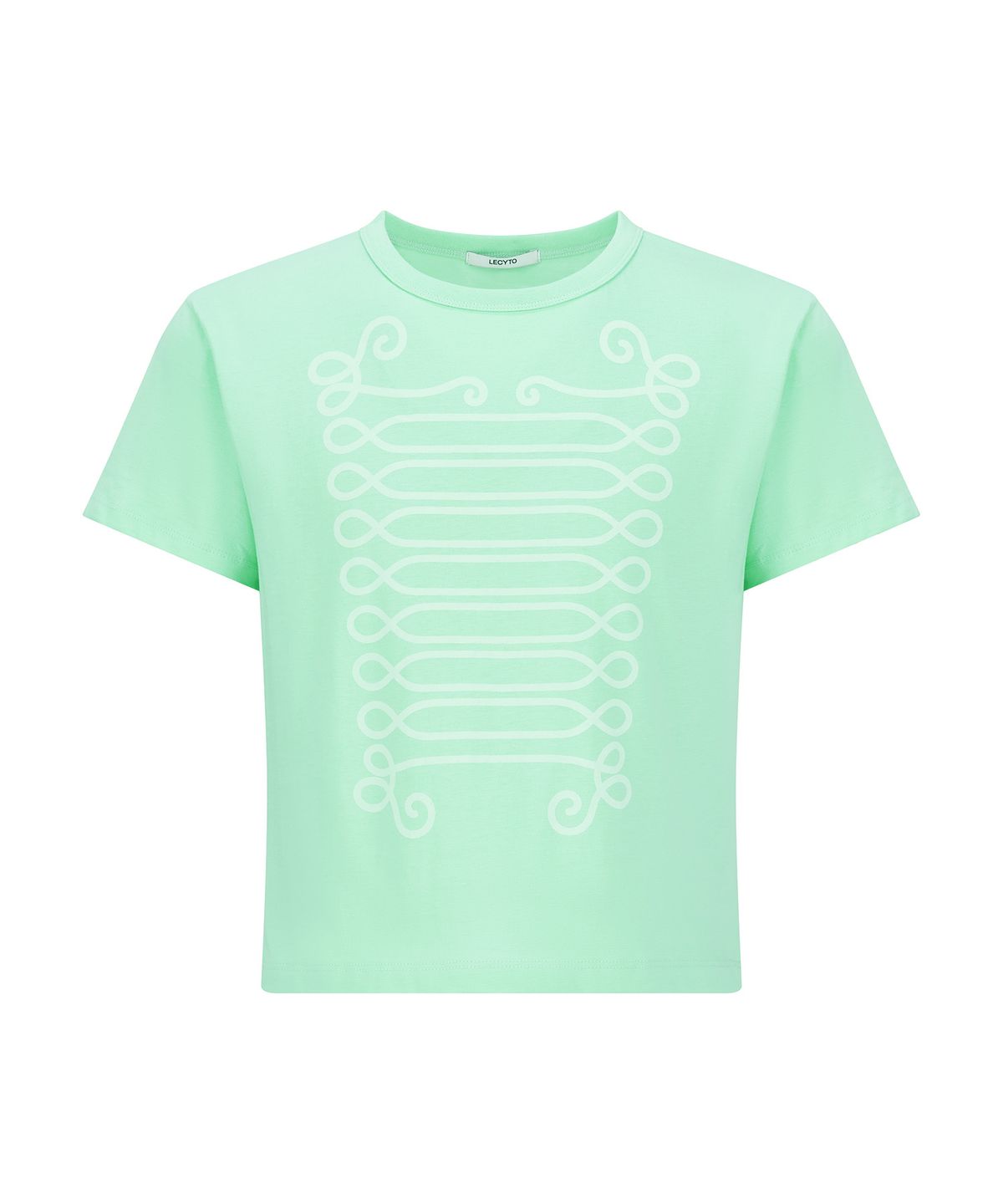 레씨토(LECYTO) Binary Hussar T-Shirt_[Mint]