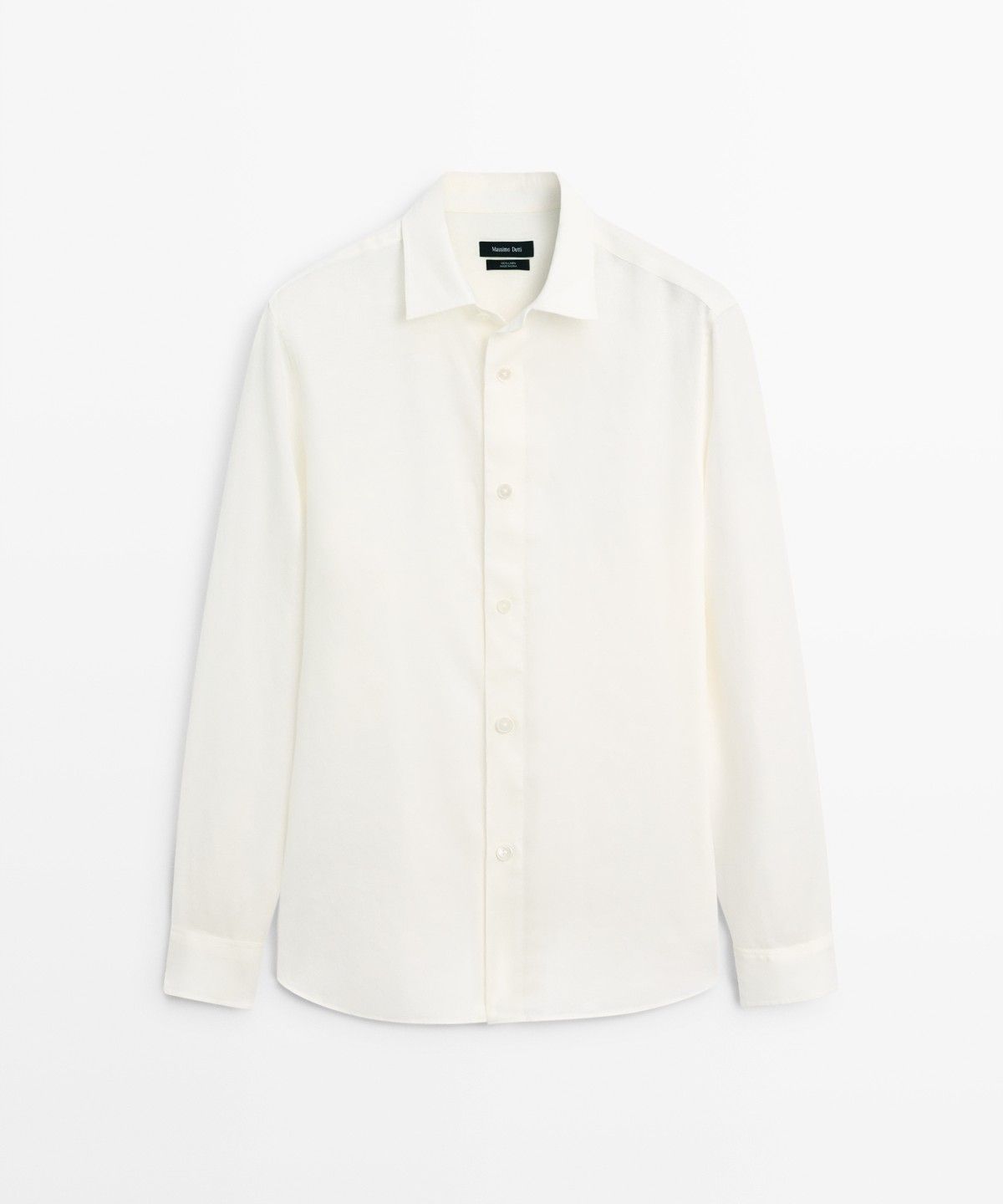 마시모두띠(MASSIMO DUTTI) 100% 린넨 레귤러 핏 셔츠