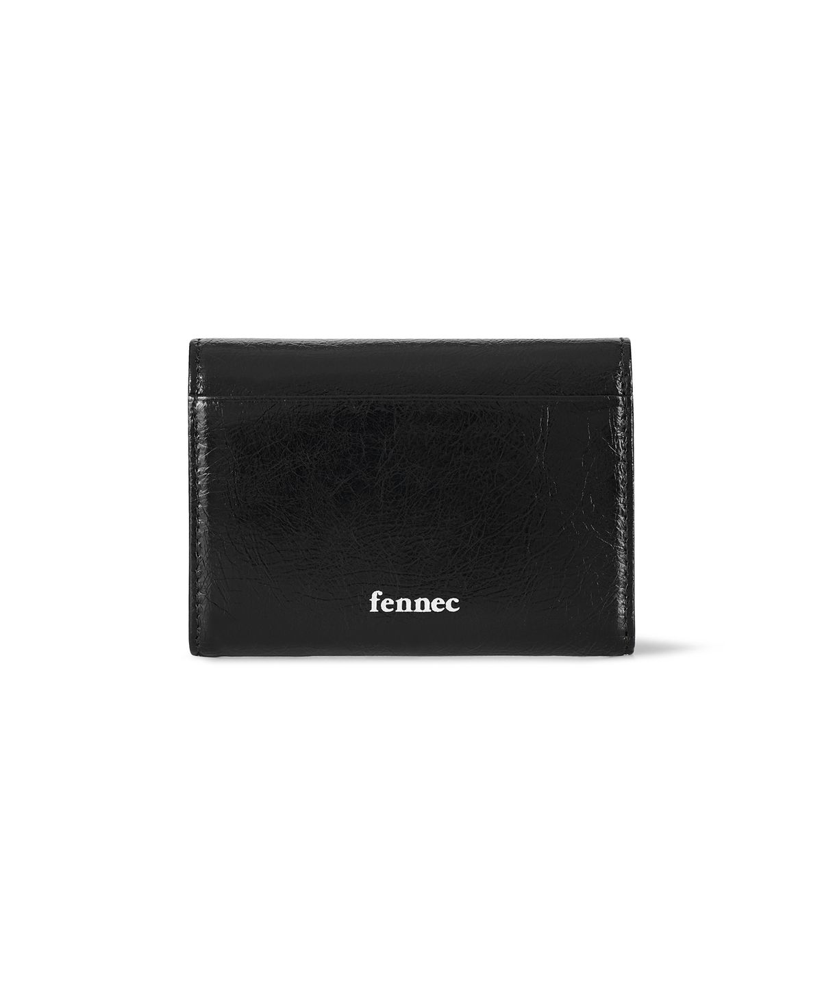 페넥(FENNEC) HEARTY ZIP FLAP WALLET - BLACK