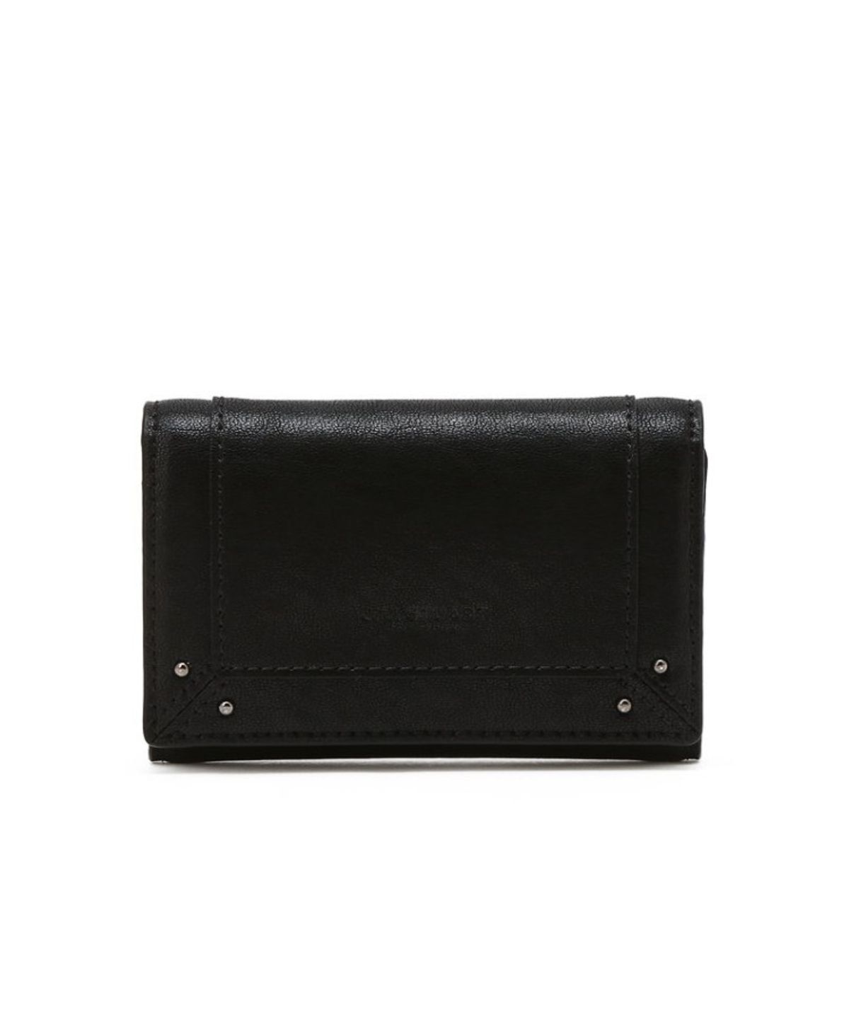 질스튜어트 맨 액세서리(JILLSTUART MEN ACC) 블랙 음각로고 소가죽 카드지갑 JUHO6F703BK