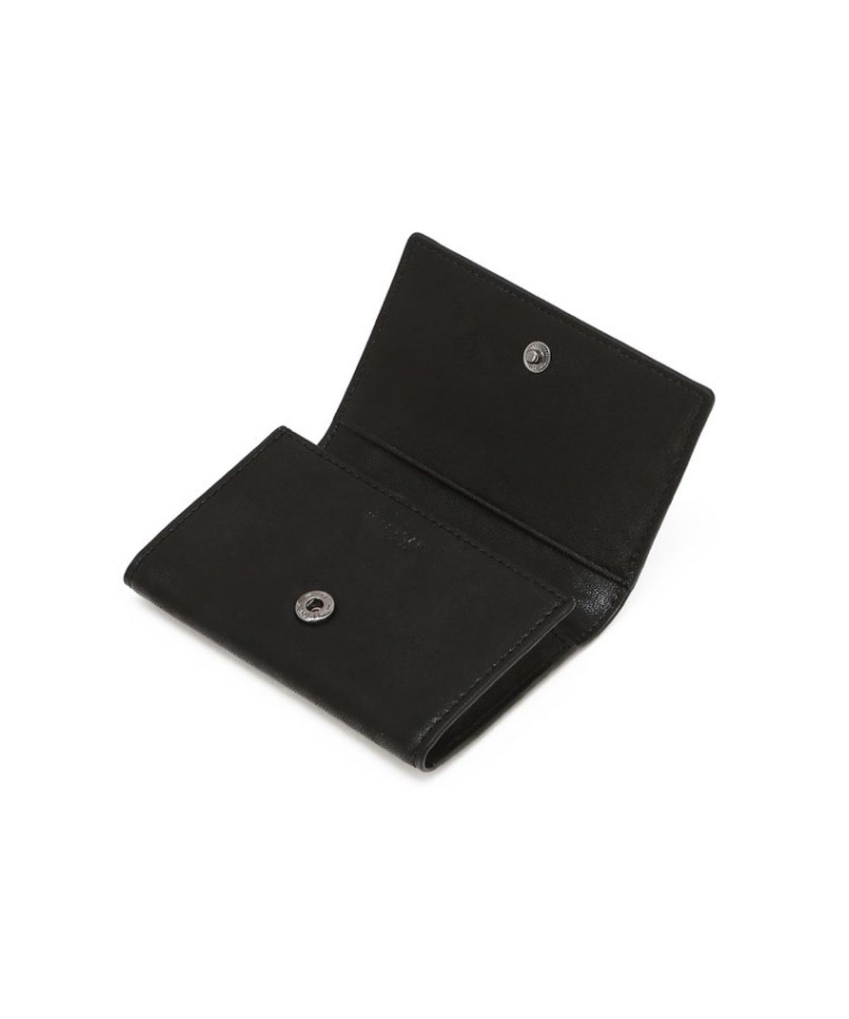 질스튜어트 맨 액세서리(JILLSTUART MEN ACC) 블랙 음각로고 소가죽 카드지갑 JUHO6F703BK