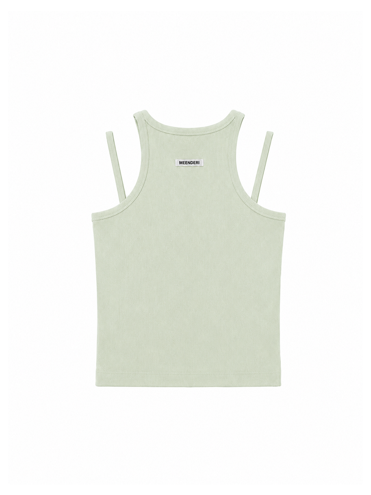 민더리(MEENDERI) CURVE STRAP SLEEVELESS - MINT