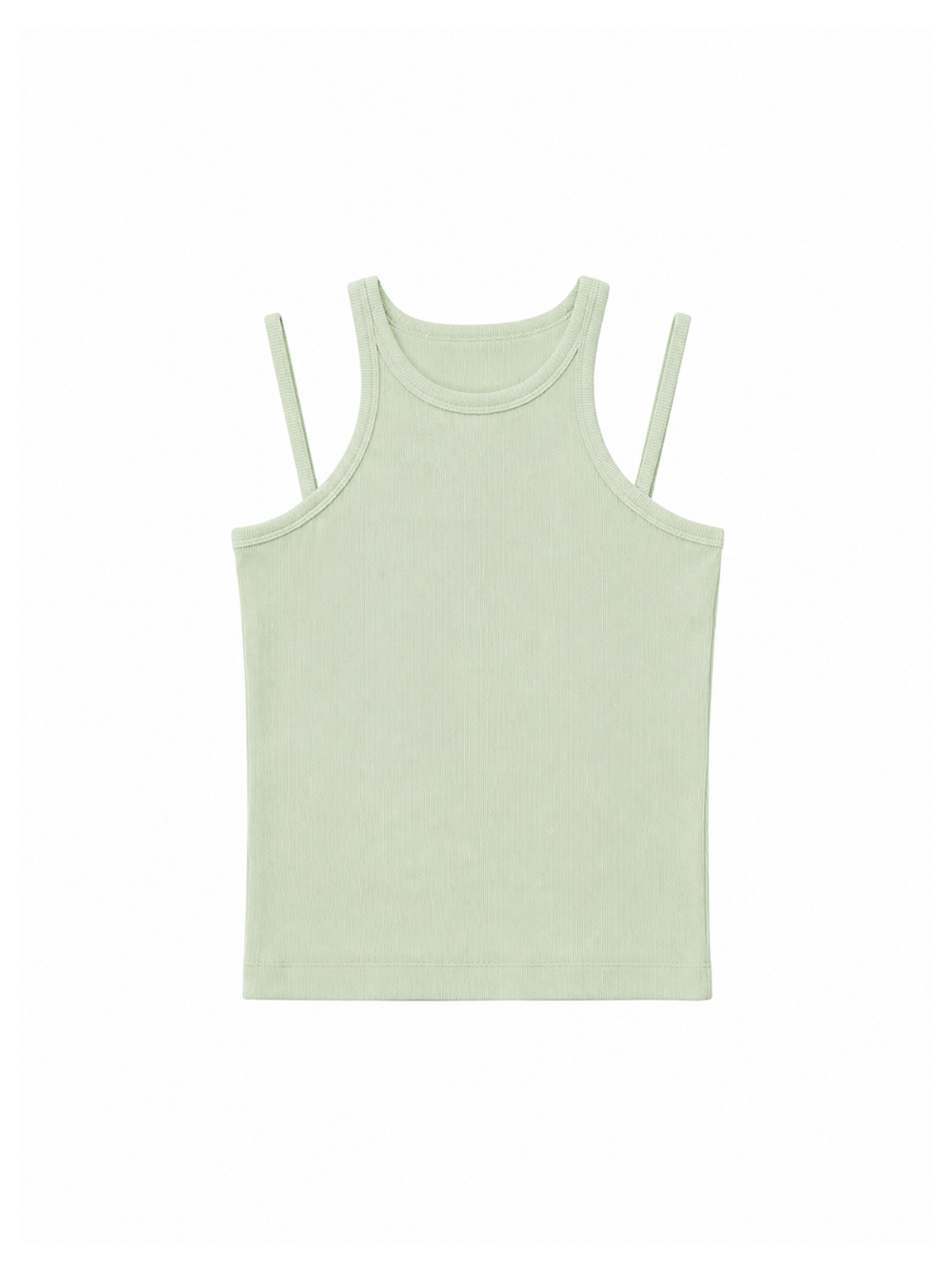 민더리(MEENDERI) CURVE STRAP SLEEVELESS - MINT