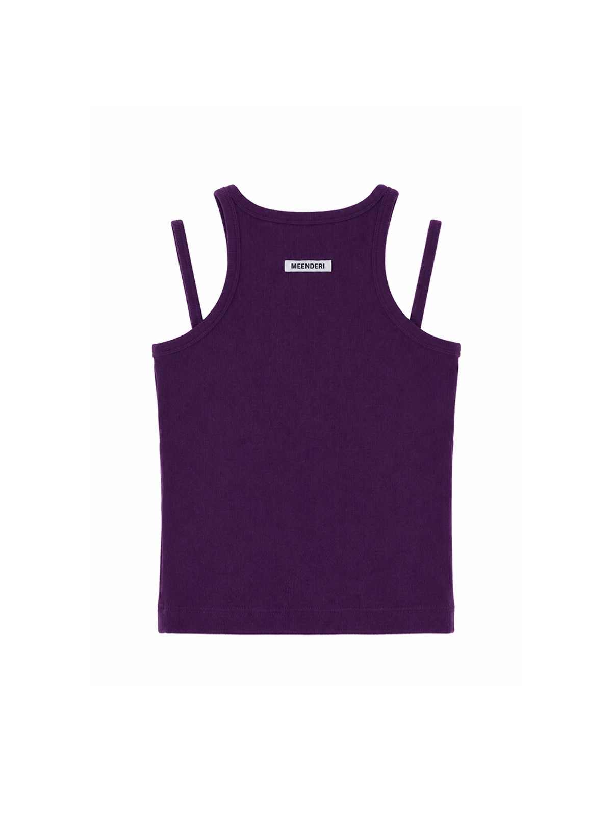 민더리(MEENDERI) CURVE STRAP SLEEVELESS - PURPLE