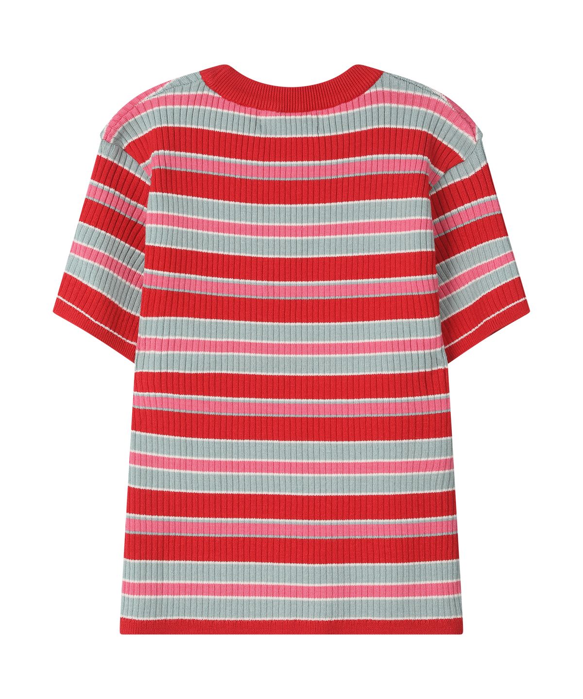 선데이후르츠마켓(SUNDAY FRUIT MARKET) SUN RIB STRIPE TEE RED