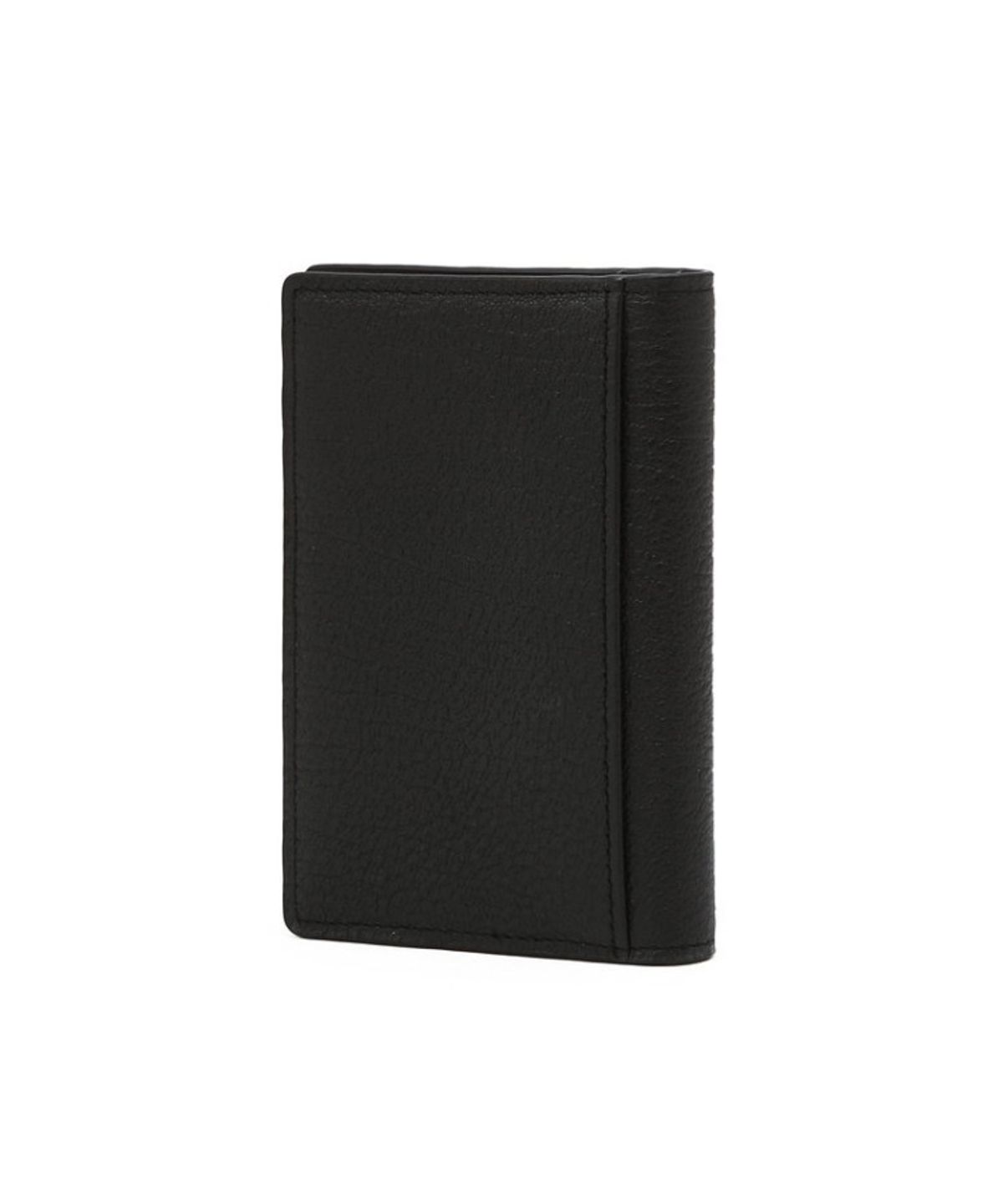 질스튜어트 맨 액세서리(JILLSTUART MEN ACC) 블랙 로고장식 소가죽 중지갑 JUHO6F705BK