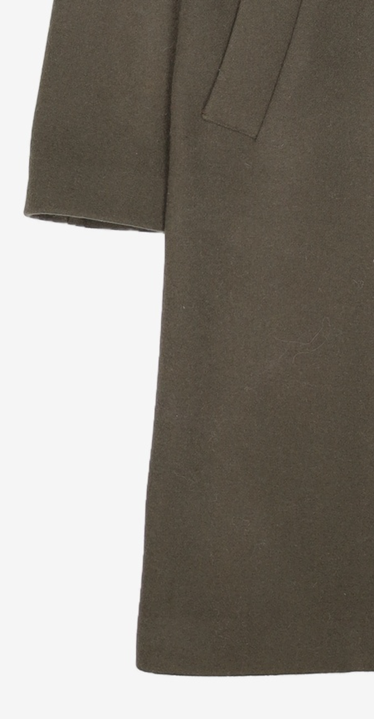 벨리에(BELIER) Wool Cashmere Tailored Double Coat - Deep Olive [울 캐시미어 테일러드 더블 코트 - 딥 올리브] S