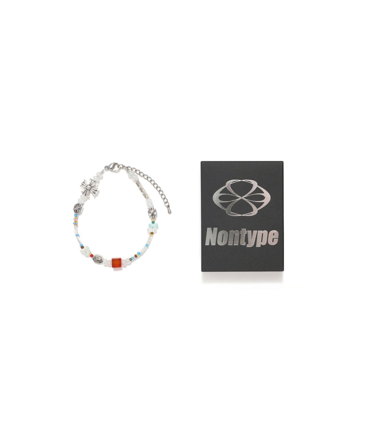 논타입(NONTYPE) SYMBOL POP RELIC BRACELET (SILVER)