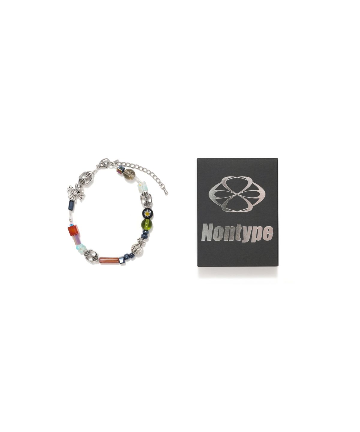 논타입(NONTYPE) SYMBOL CANDY CORE BRACELET (SILVER)