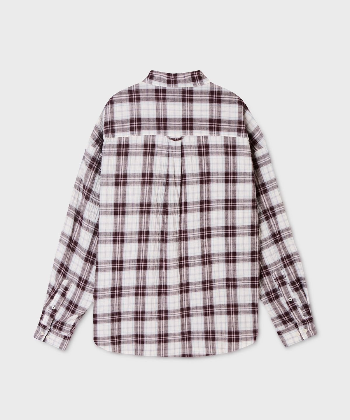 후아유(WHO.A.U) Summer Loose-fit Check Shirts (R) / WHYCG3741F