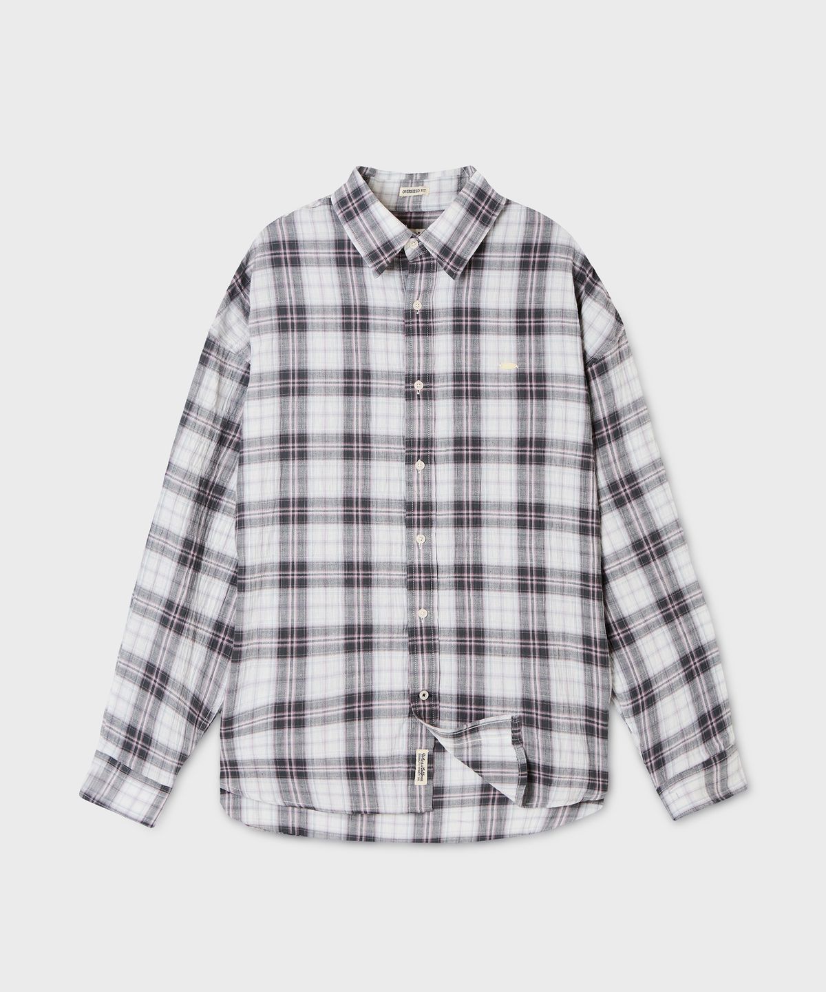 후아유(WHO.A.U) Summer Loose-fit Check Shirts (R) / WHYCG3741F