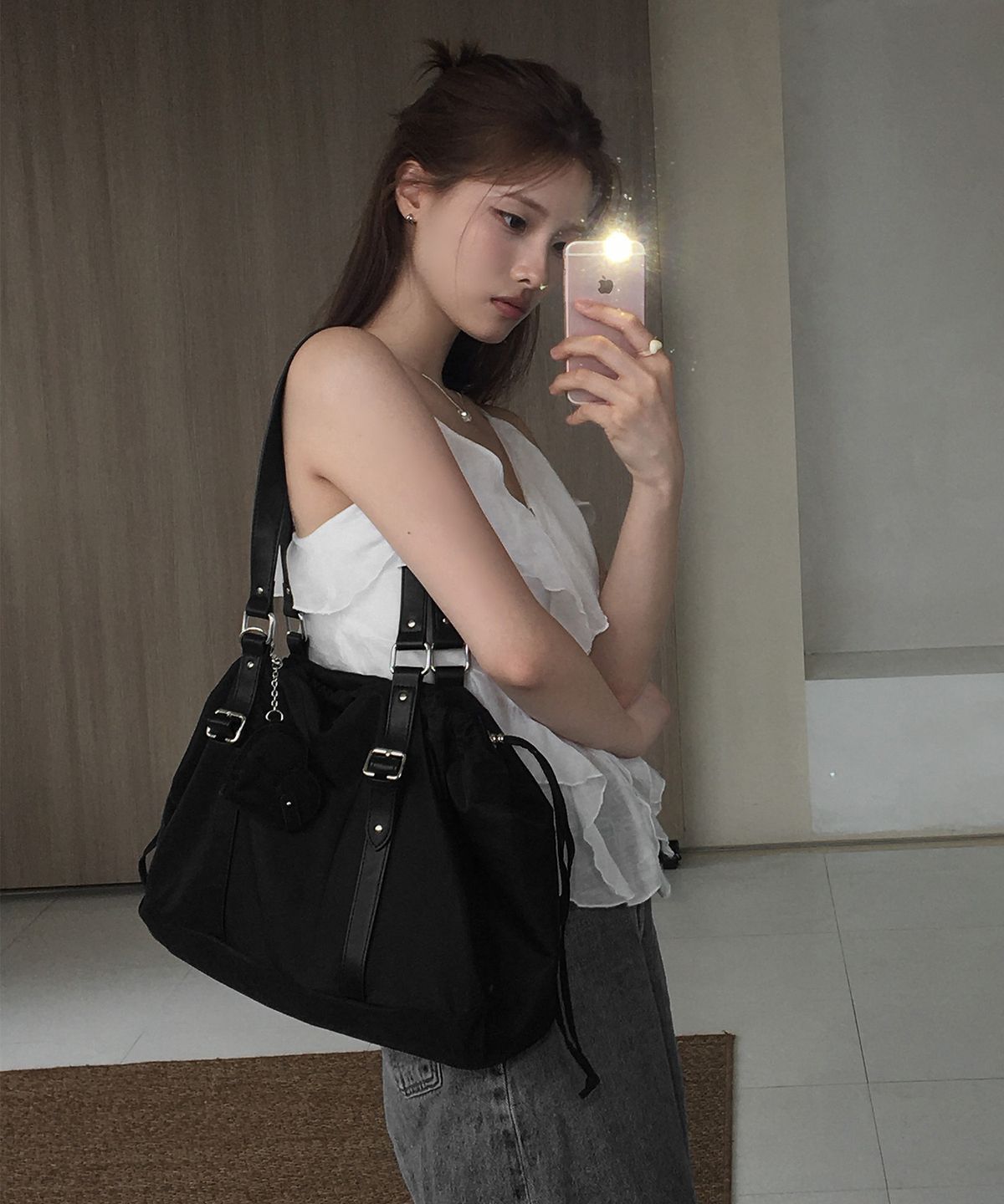 페넥(FENNEC) VEIL BAG - BLACK