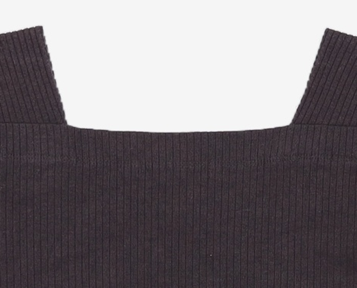 미쏘(MIXXO) 스퀘어넥 골지 긴팔 티셔츠 LWF320A RE_MIWLWF40QA M