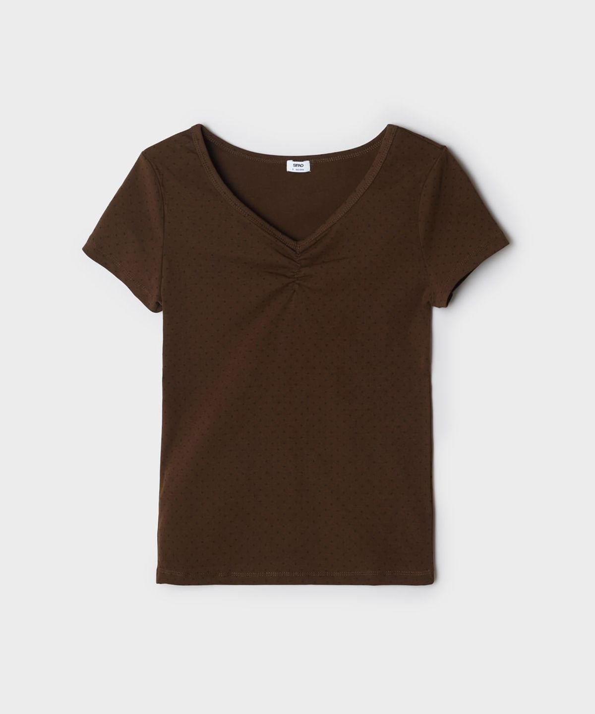 스파오(SPAO) 도트 반팔티 (RE)_SPRWG37G31