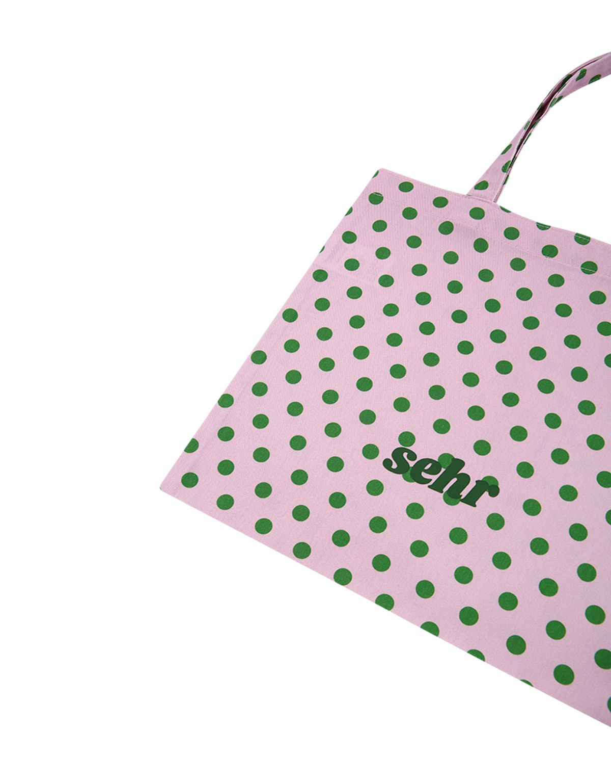 세르(SEHR) Dot Middle Tote Bag (Pink)