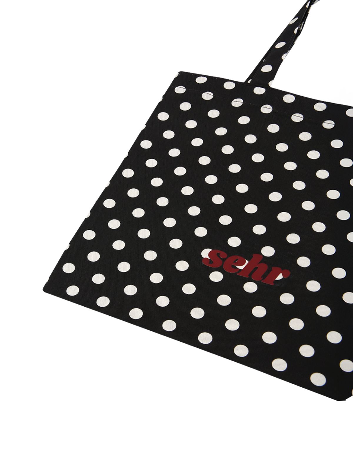 세르(SEHR) Dot Middle Tote Bag (Black)