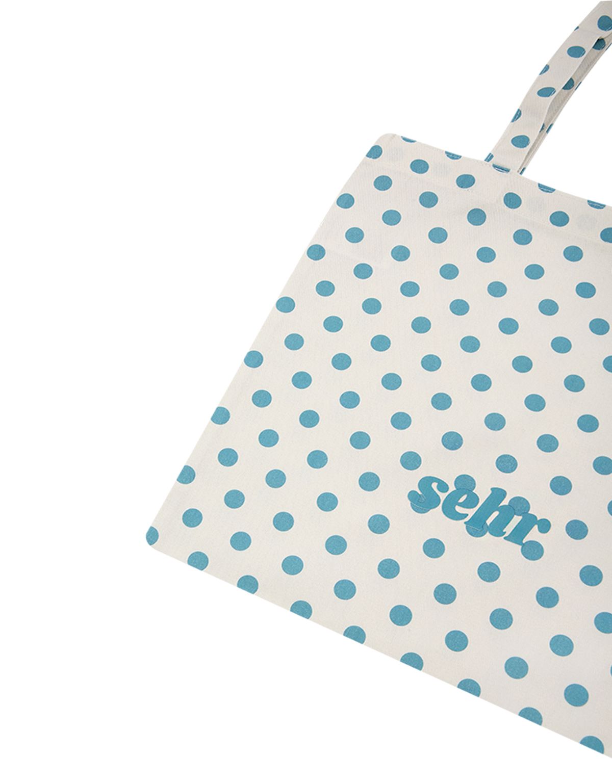 세르(SEHR) Dot Middle Tote Bag (Blue)