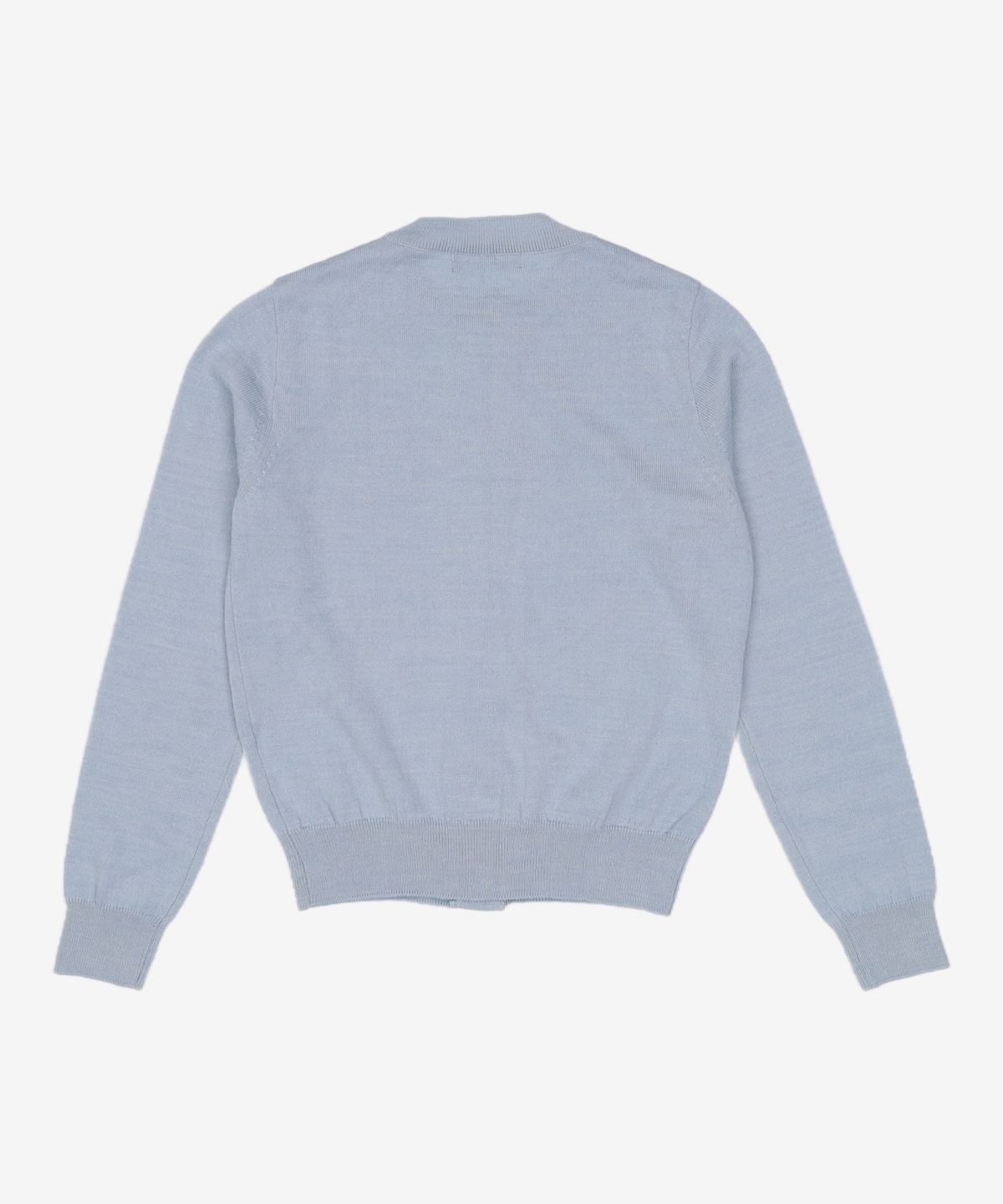 오아이오아이 컬렉션(OIOI COLLECTION) BASIC PATCH KNIT CARDIGAN (WOMEN) [SKY BLUE] FREE