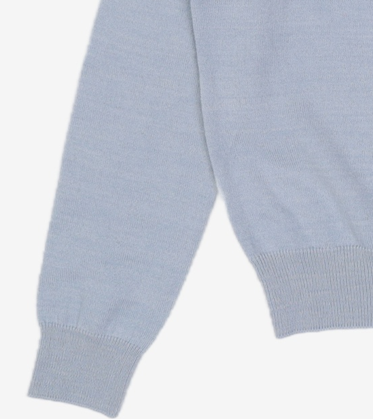 오아이오아이 컬렉션(OIOI COLLECTION) BASIC PATCH KNIT CARDIGAN (WOMEN) [SKY BLUE] FREE