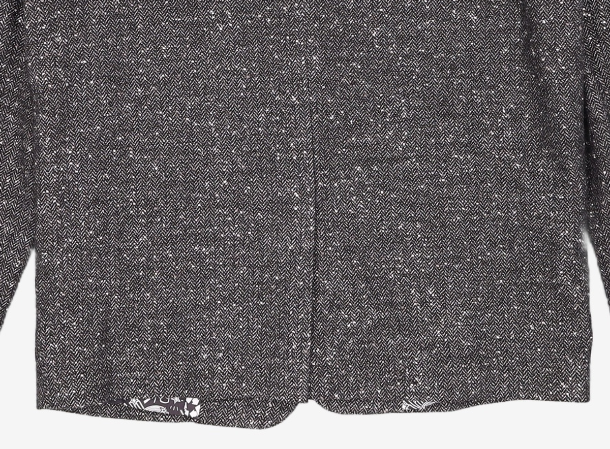 홀리넘버세븐(HOLYNUMBER7) EMBROIDERY POCKET HERRINGBON OVERFIT JACKET M