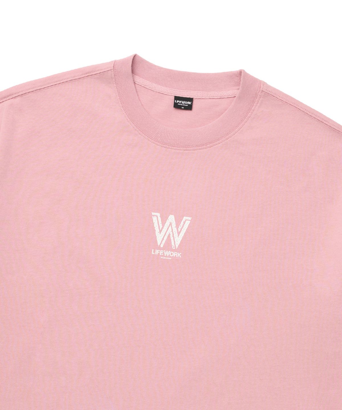 라이프워크 키즈(LIFEWORK KIDS) 키즈) 빈티지 워싱 W로고 반팔 티셔츠