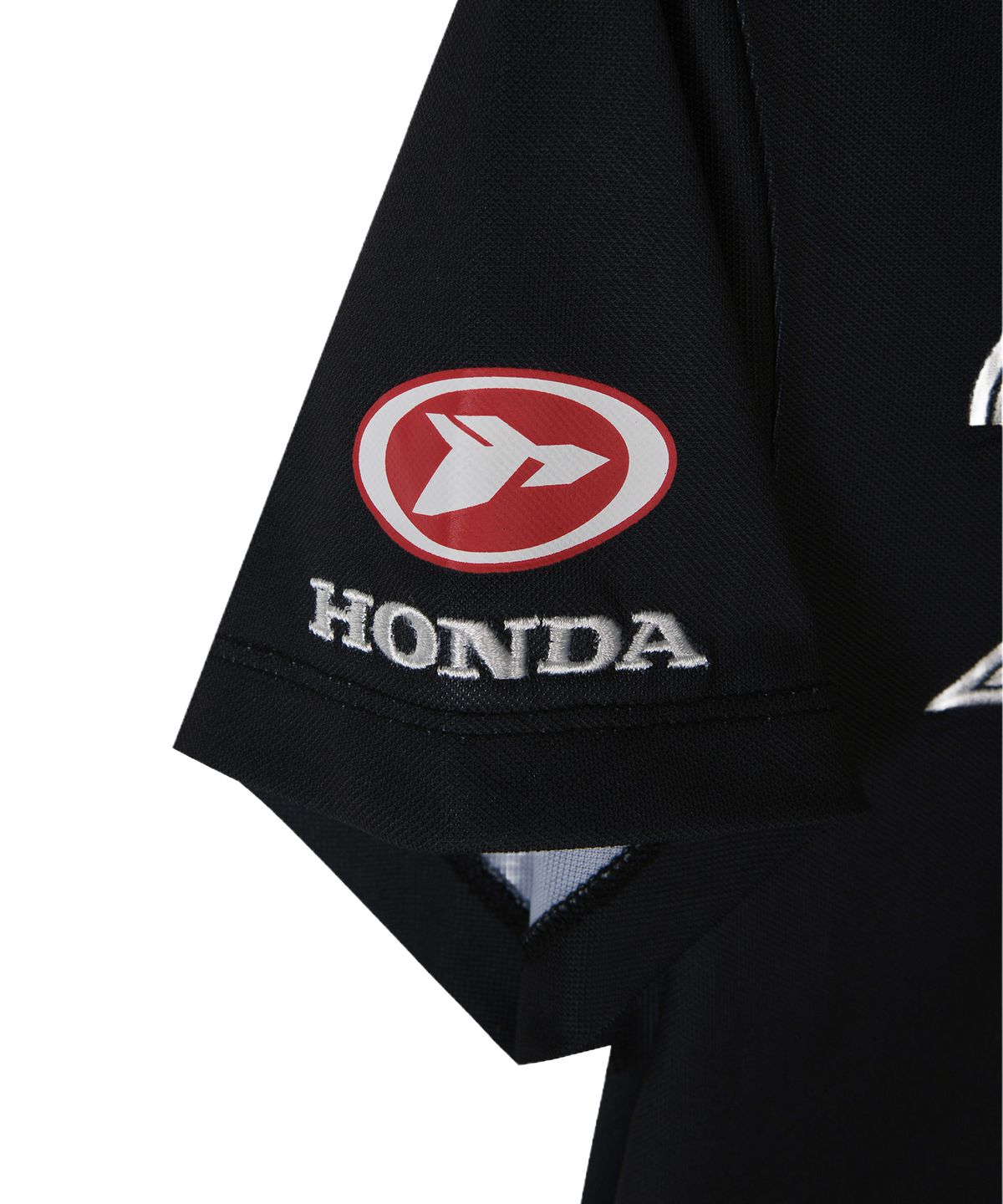 핍스 모터사이클(PHYPS MOTORCYCLE) Womens Moto Patch Polo Shirt Black