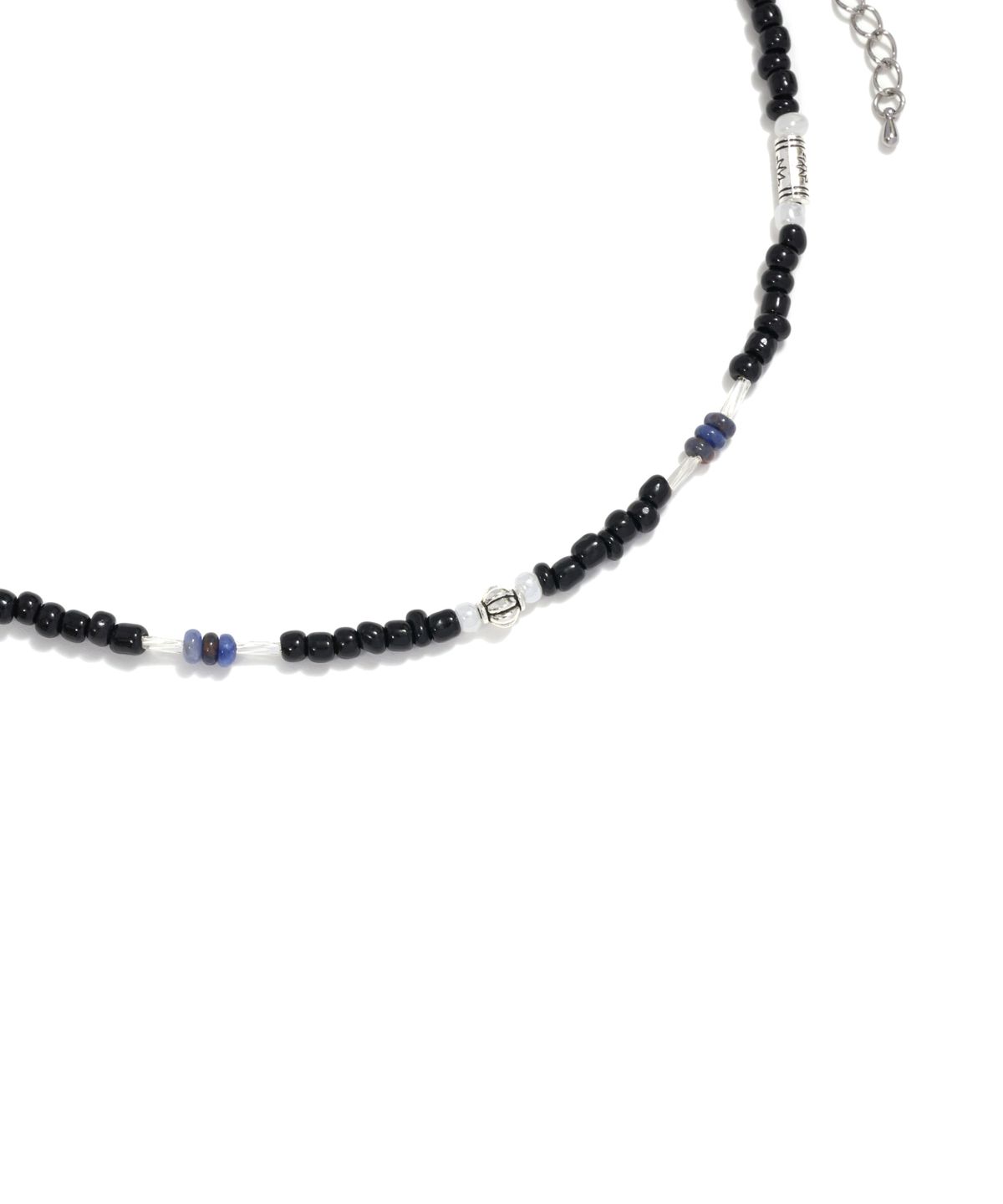 논타입(NONTYPE) CUBE DUAL SYMBOL NECKLACE (BLACK)
