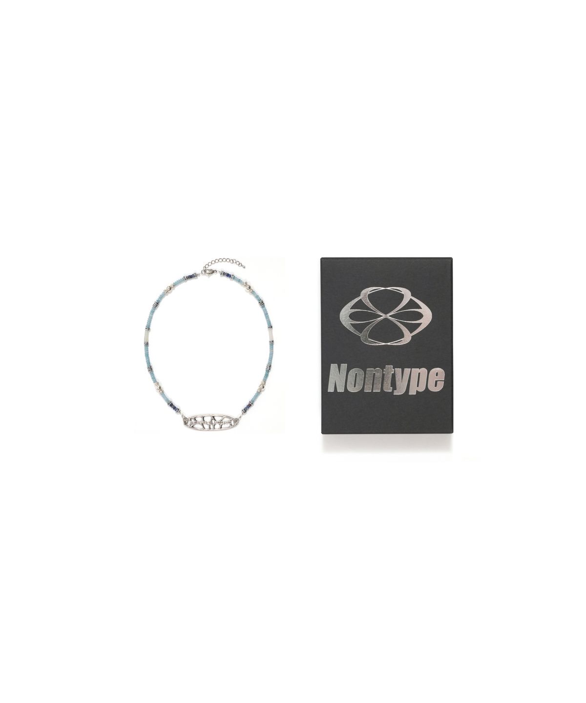 논타입(NONTYPE) SYMBOL DEEP SEA CORE NECKLACE (BLUE)