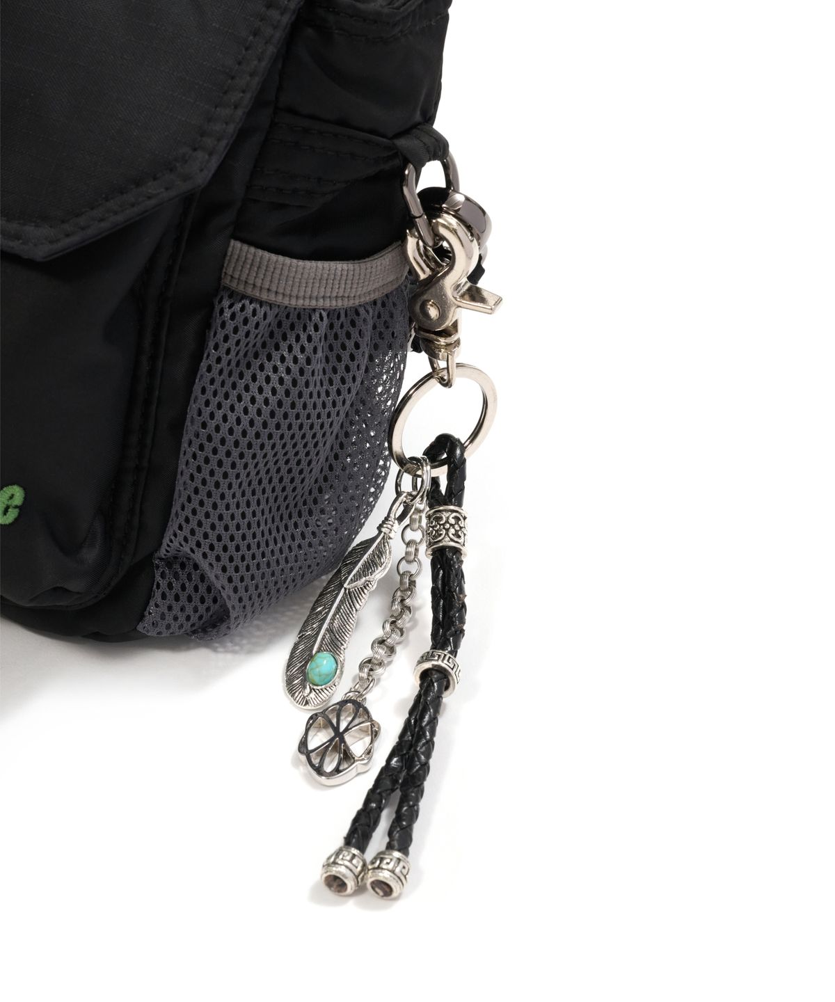 논타입(NONTYPE) SYMBOL WESTERN TURQUOISE KEYRING (SILVER)