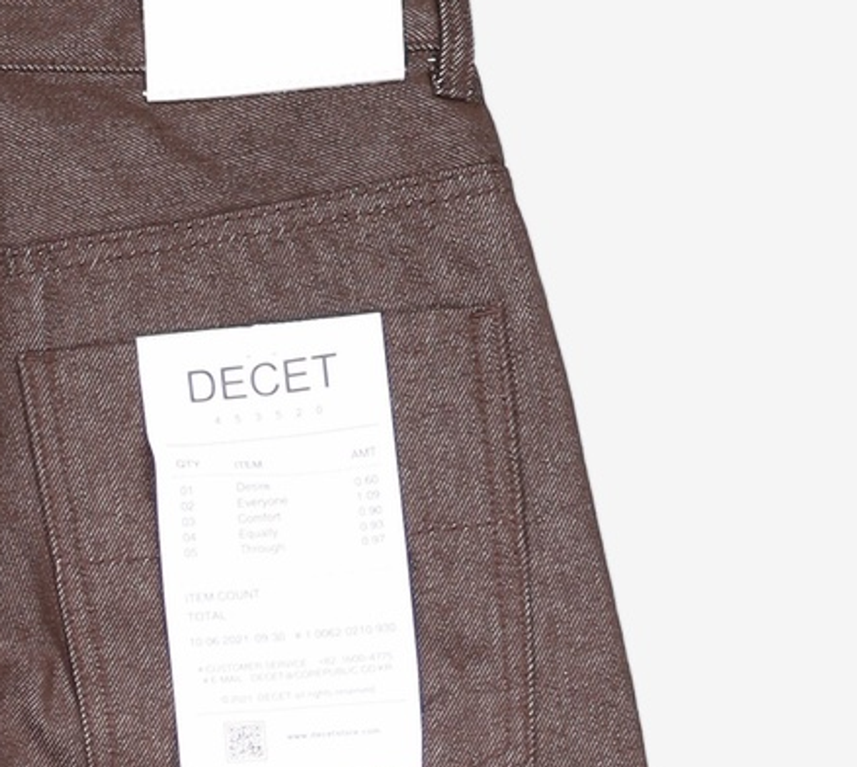 데케트(DECET) 청/데님 팬츠 30