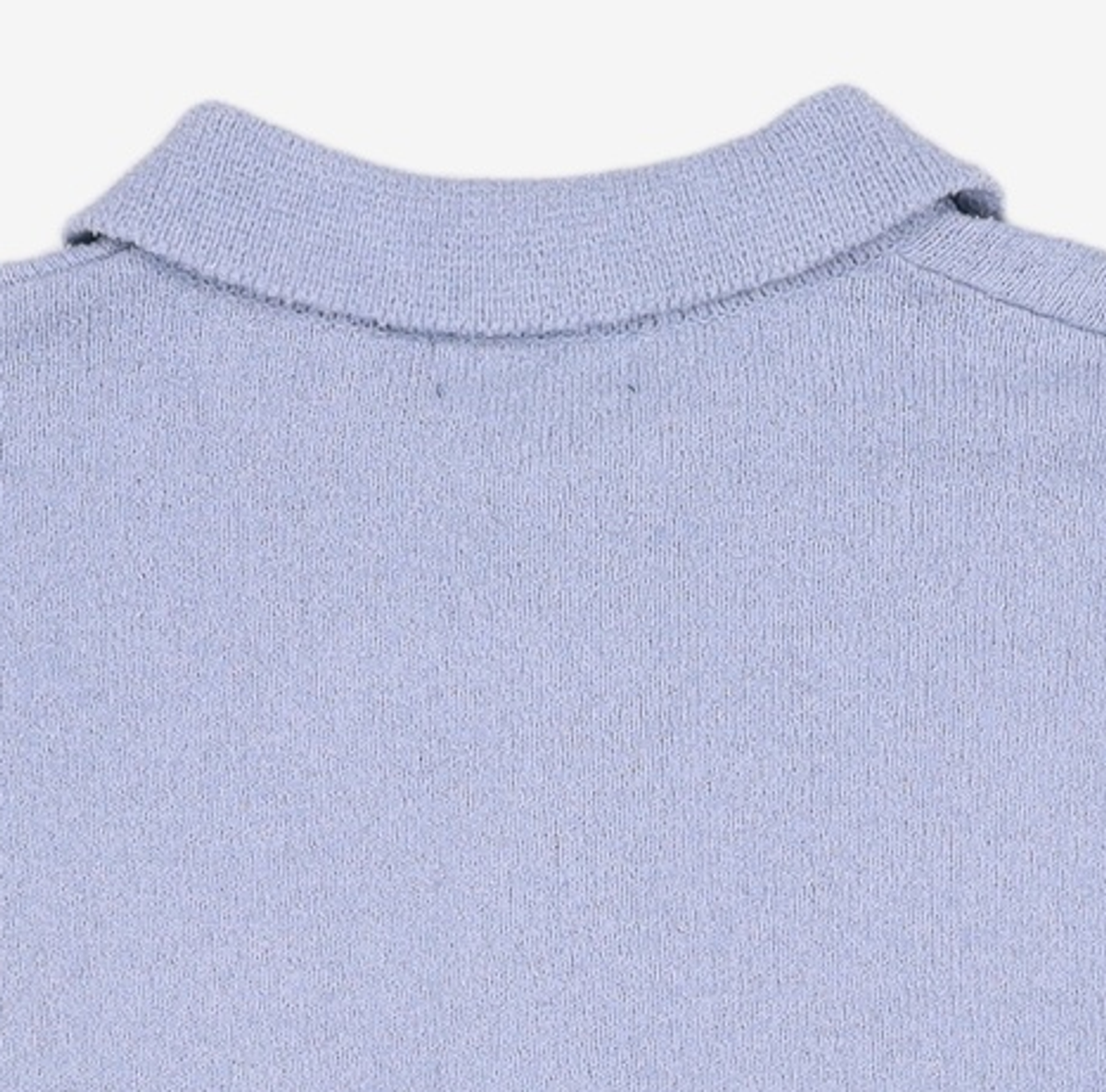 예일(YALE) [COOL] EMBROIDERY DAN BOUCLE PK KNIT SKY BLUE L