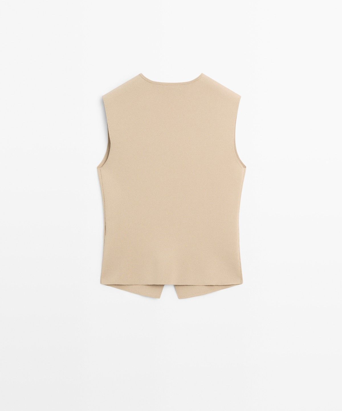 마시모두띠(MASSIMO DUTTI) 버튼 디테일 니트 베스트