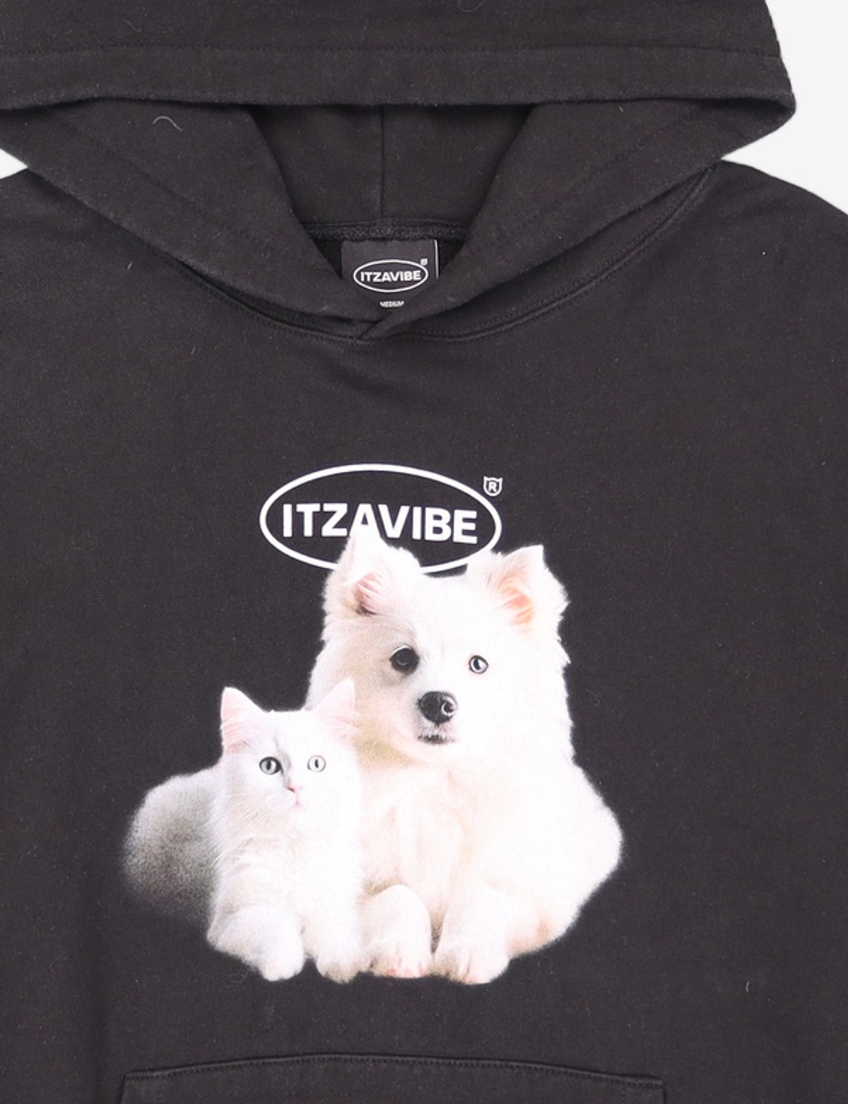 잇자바이브(ITZAVIBE) 후드 티셔츠 M