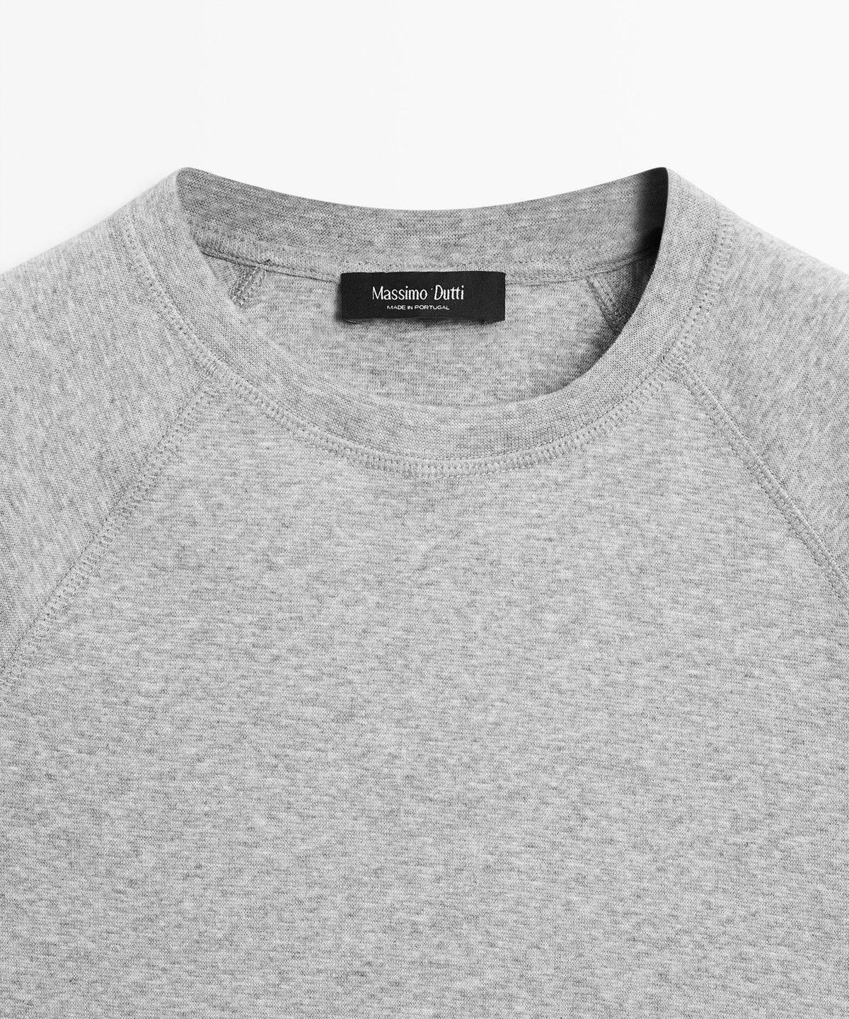 마시모두띠(MASSIMO DUTTI) 래글런 반팔 티셔츠