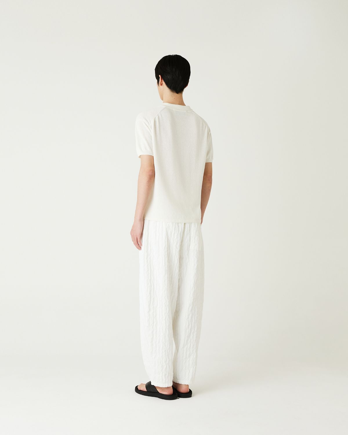 디앤드퀘스천(THEENDQUESTION) Pleats balloon pants / WHITE