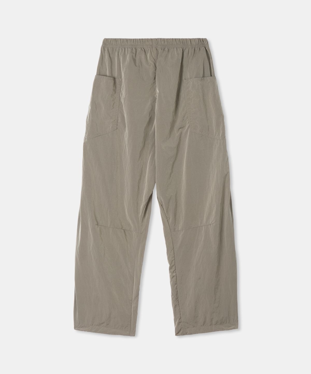 디앤드퀘스천(THEENDQUESTION) Puckering nylon pants / BEIGE