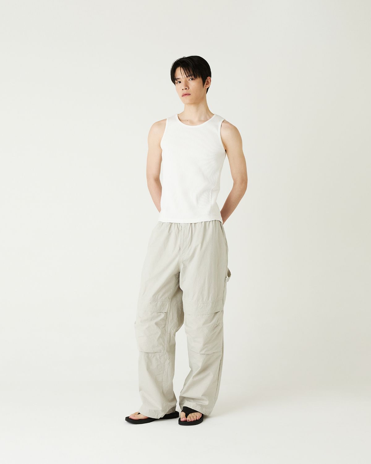 디앤드퀘스천(THEENDQUESTION) Batik washing pants / GRAY
