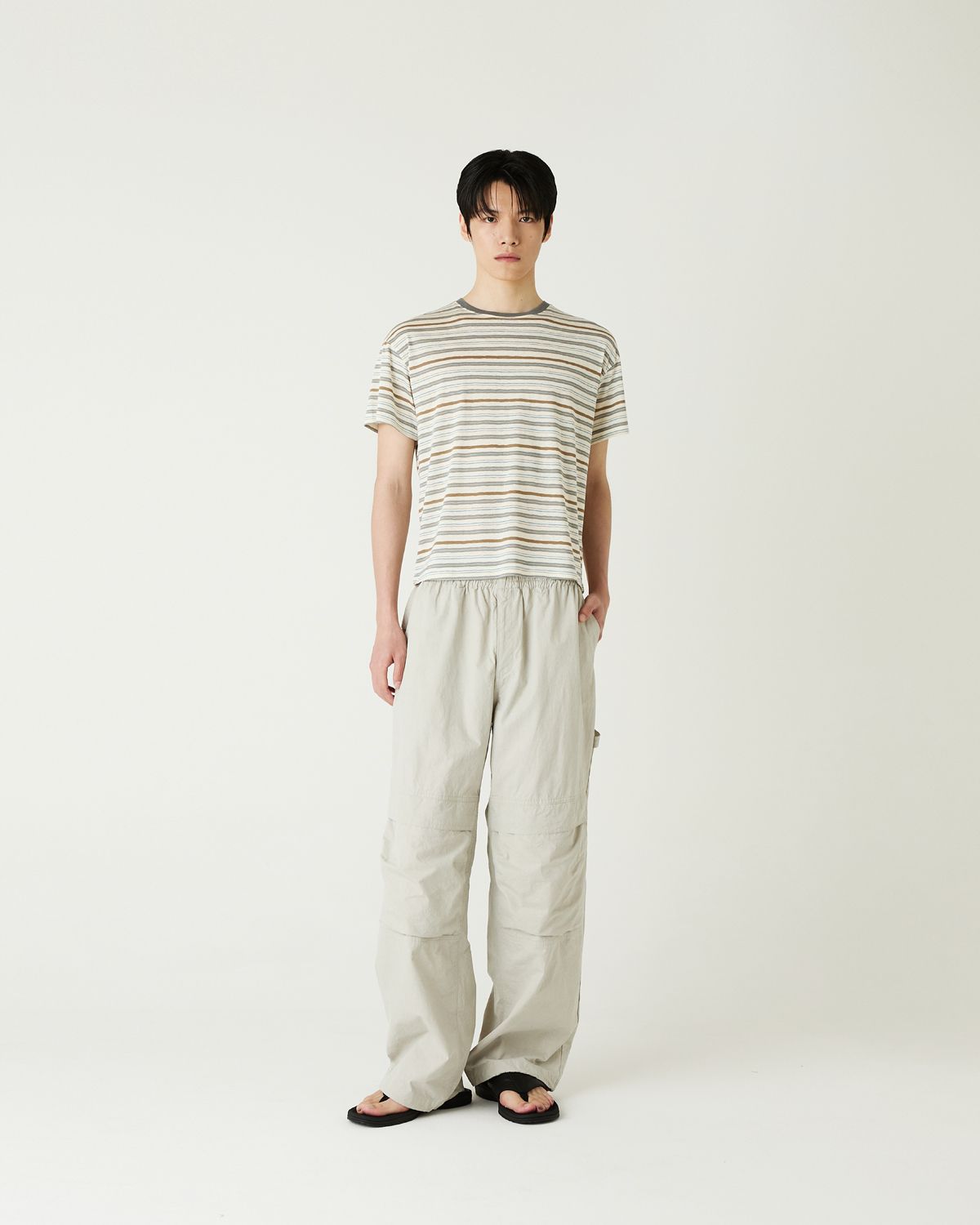 디앤드퀘스천(THEENDQUESTION) Batik washing pants / GRAY