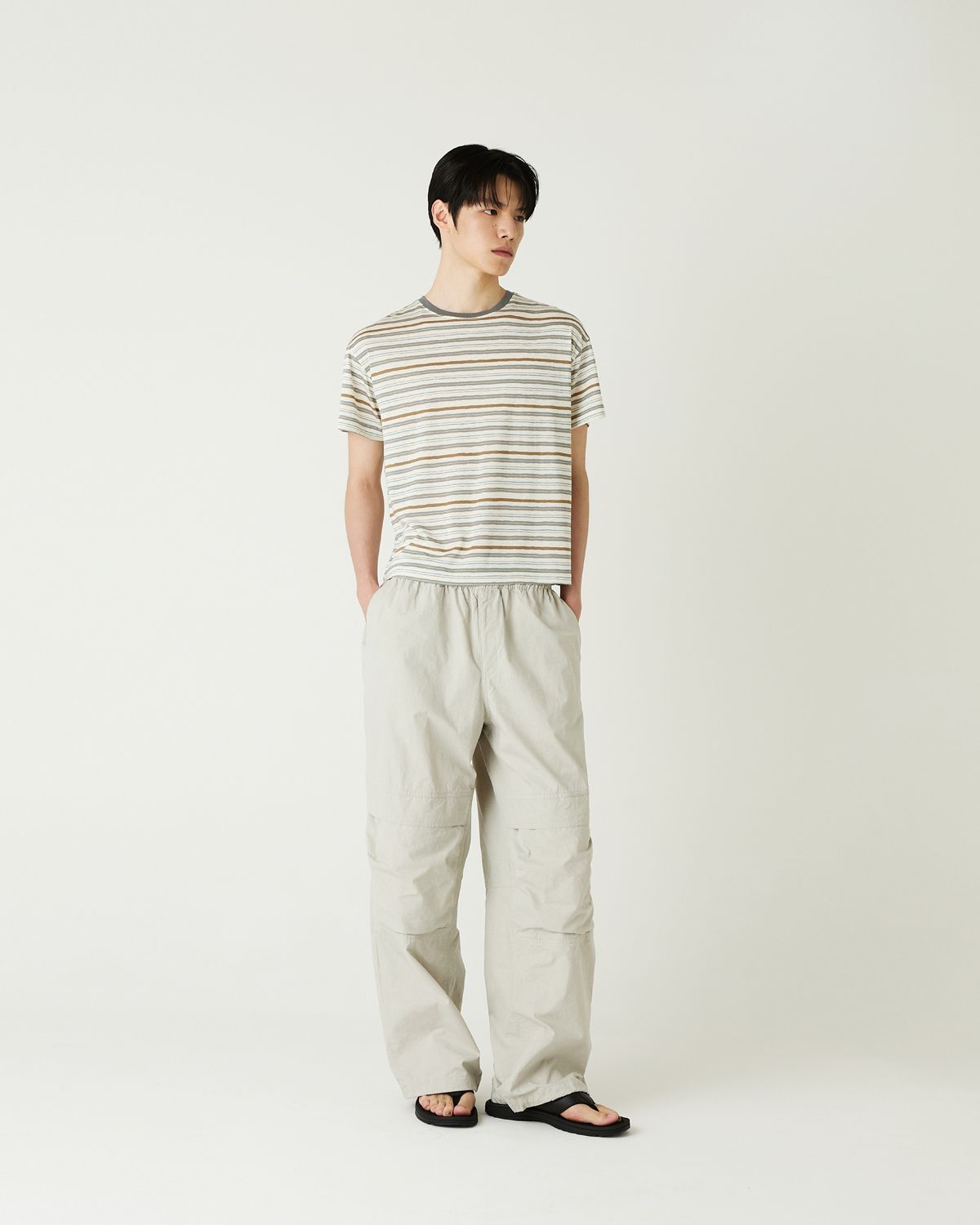 디앤드퀘스천(THEENDQUESTION) Batik washing pants / GRAY