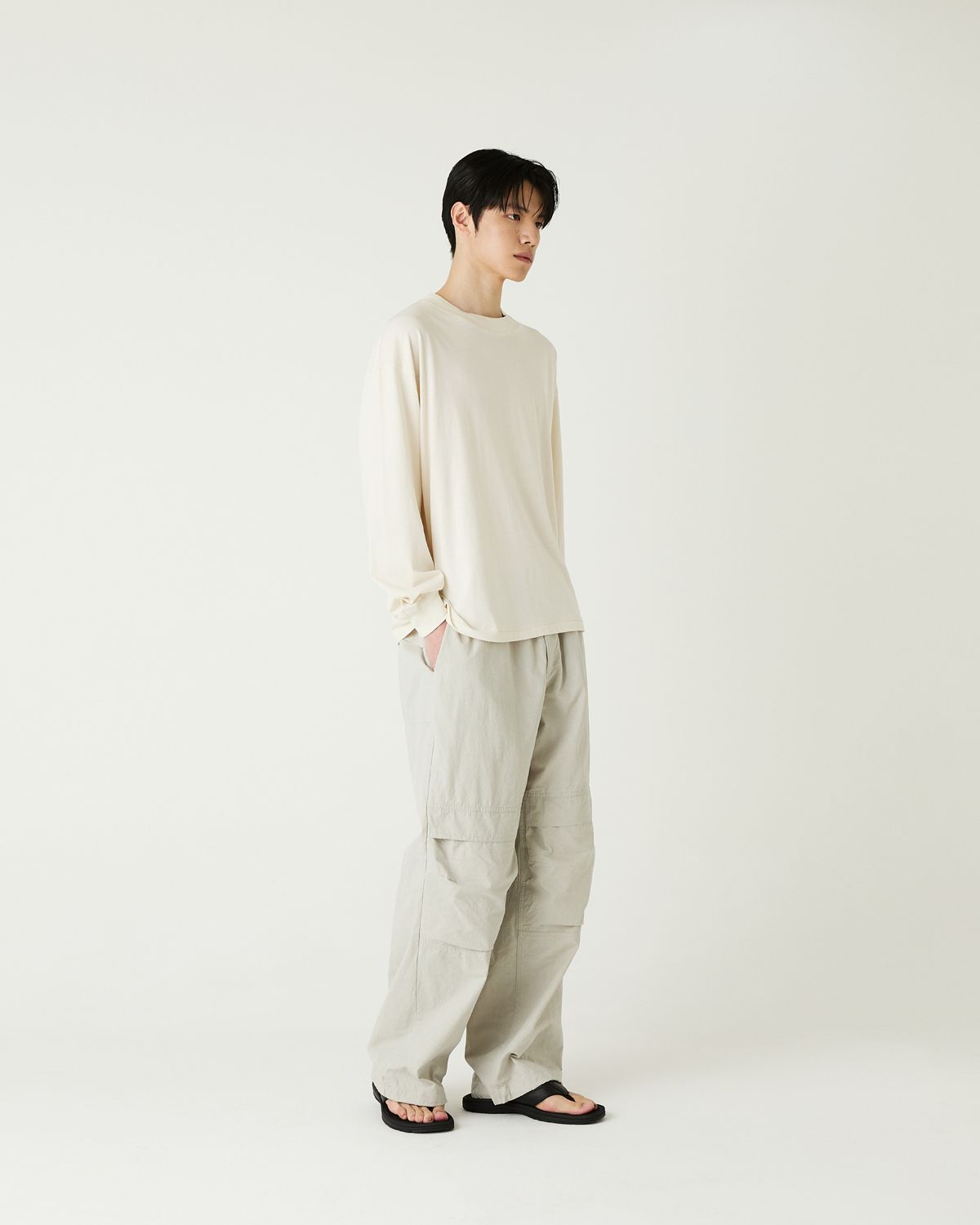 디앤드퀘스천(THEENDQUESTION) Batik washing pants / GRAY