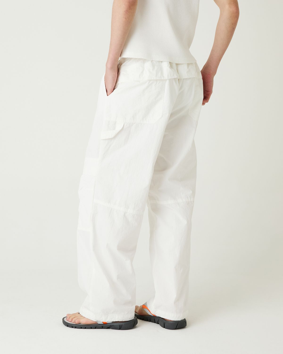 디앤드퀘스천(THEENDQUESTION) Batik washing pants / WHITE