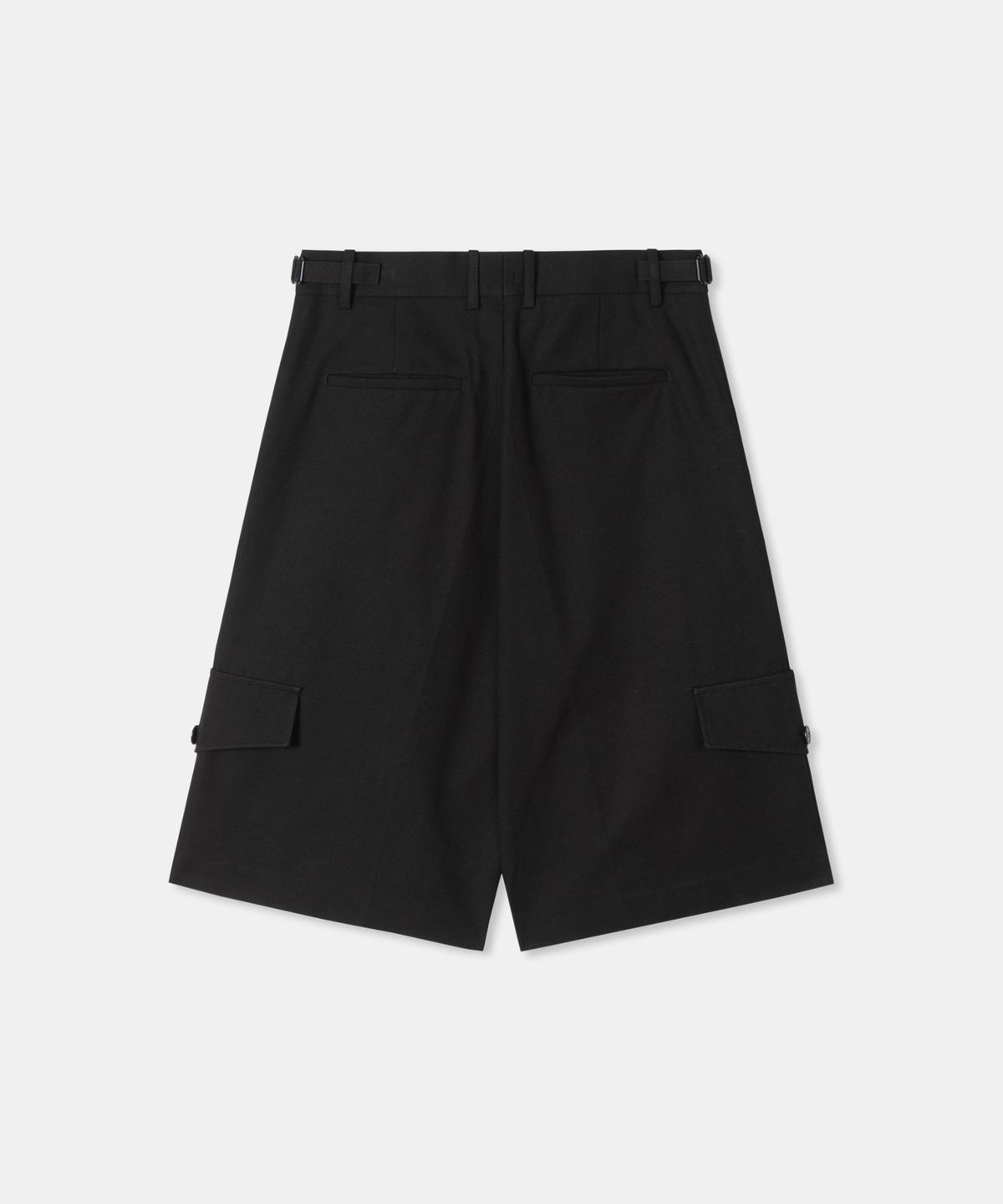 디앤드퀘스천(THEENDQUESTION) Oxford half pants / BLACK