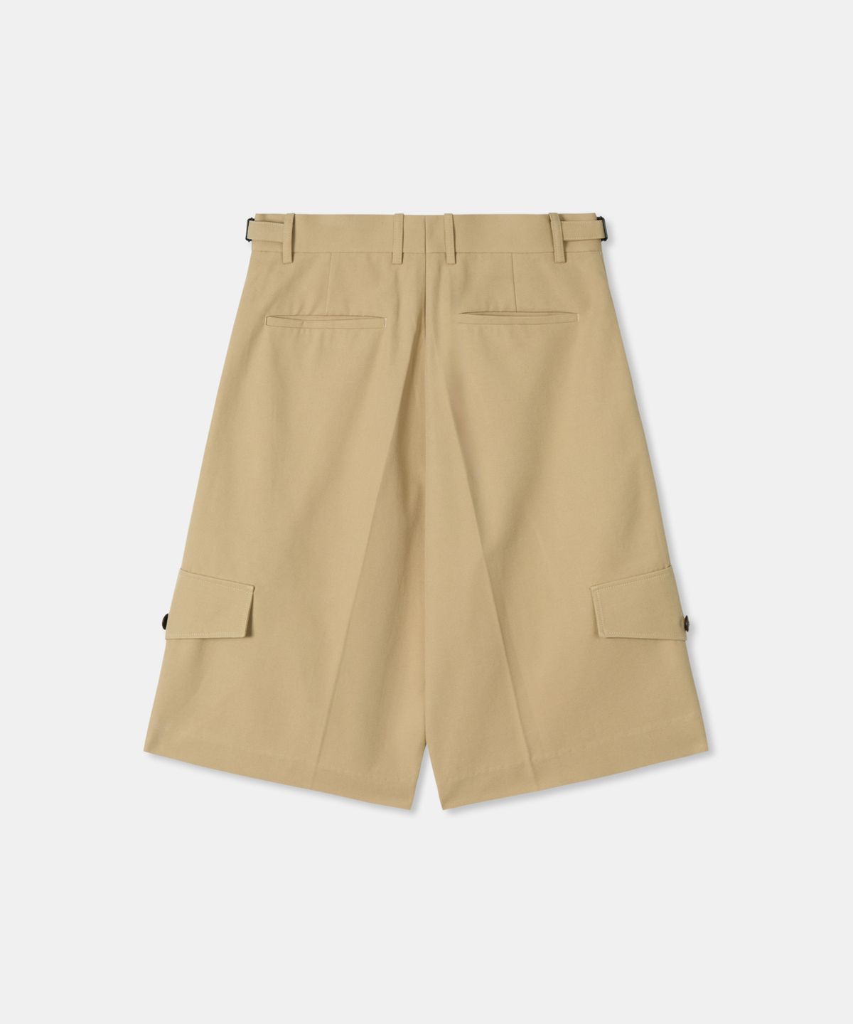 디앤드퀘스천(THEENDQUESTION) Oxford half pants / BEIGE