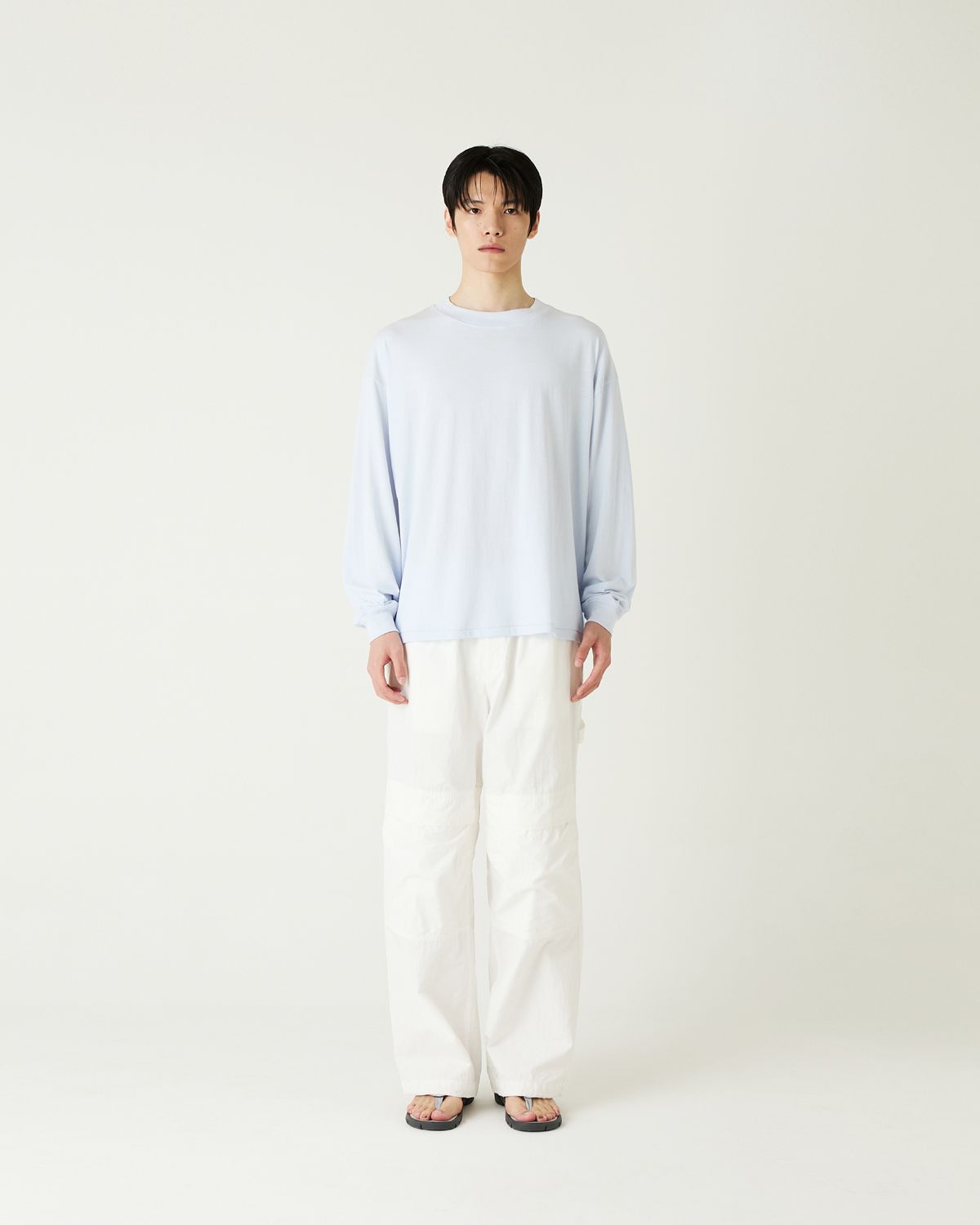 디앤드퀘스천(THEENDQUESTION) Bio-washed t-shirt / LIGHT BLUE