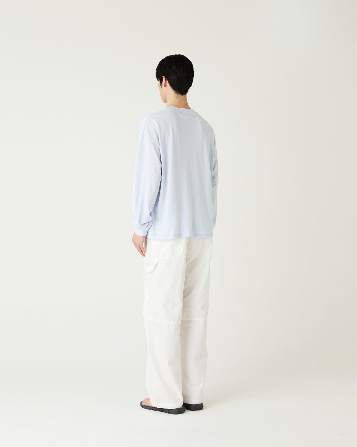 디앤드퀘스천(THEENDQUESTION) Bio-washed t-shirt / LIGHT BLUE