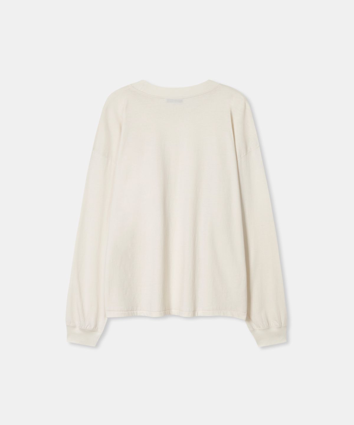 디앤드퀘스천(THEENDQUESTION) Bio-washed t-shirt / IVORY